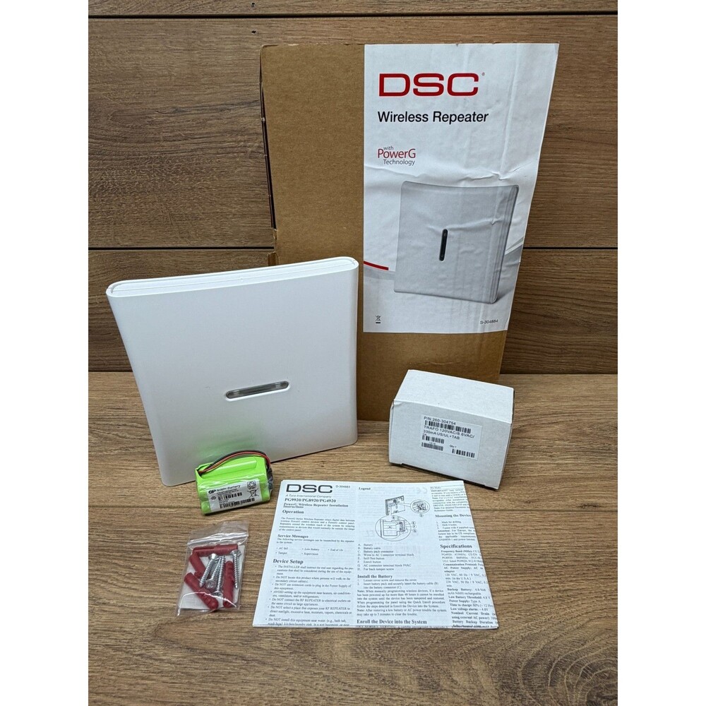 DSC PowerSeries PG9920 PowerG 915Mhz Wireless Repeater - New Open Box!